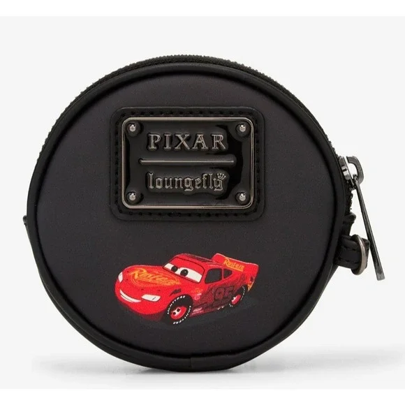 Loungefly Disney Pixar Cars Lightning Mcqueen Tire Crossbody & COIN Bag Wristlet